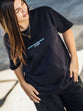 Unshakeable Faith Mid-Weight Straight Fit Tee, Navy - Size Medium