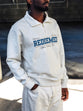 Redeemed Quarter Zip Jumper, Snow Marle - Size Medium