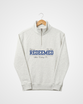 Redeemed Quarter Zip Jumper, Snow Marle - Size Large