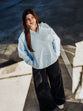 God Is Good Premium Hoodie, Sky Blue - Size XSmall