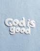 God Is Good Premium Hoodie, Sky Blue - Size Small