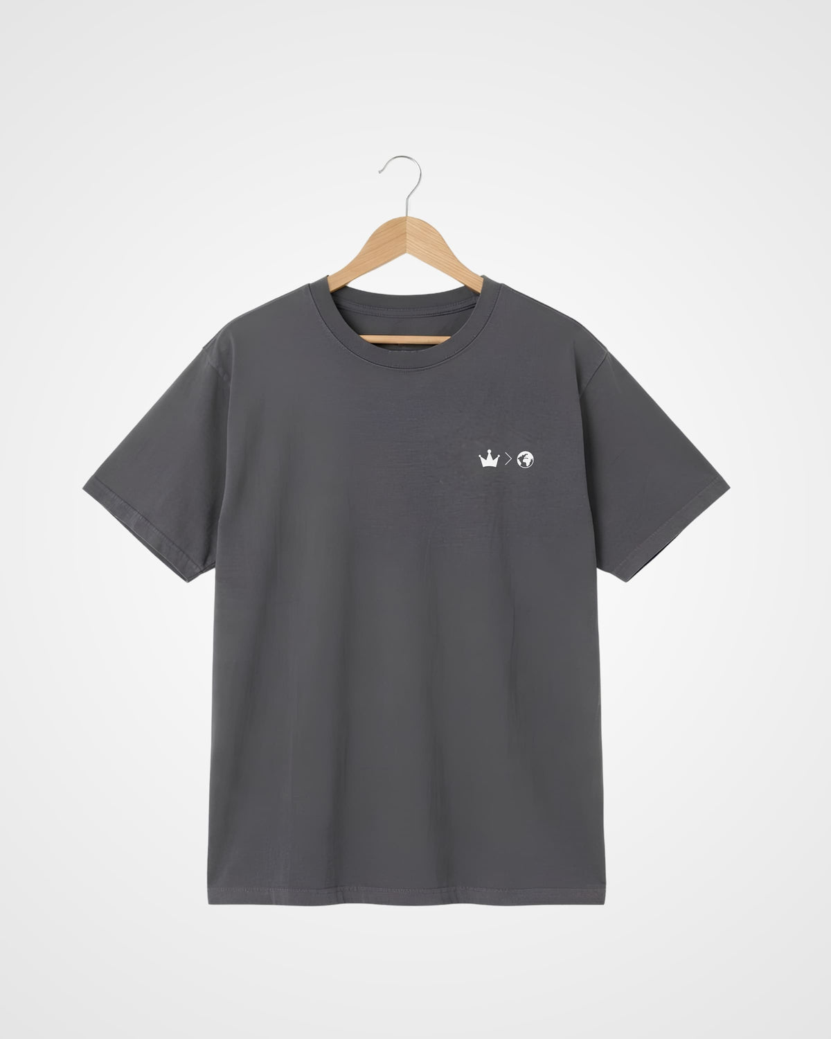 Seek First The Kingdom Box Tee, Stone Wash - Size 5XLarge
