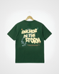 Anchor in The Storm Box Tee, Forest Green - Size 2XLarge