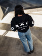 Product of Grace Relaxed Fit Heavy Hoodie, Black - Size Medium