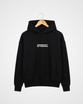Product of Grace Relaxed Fit Heavy Hoodie, Black - Size Large