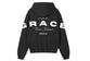Product of Grace Relaxed Fit Heavy Hoodie, Black - Size Large