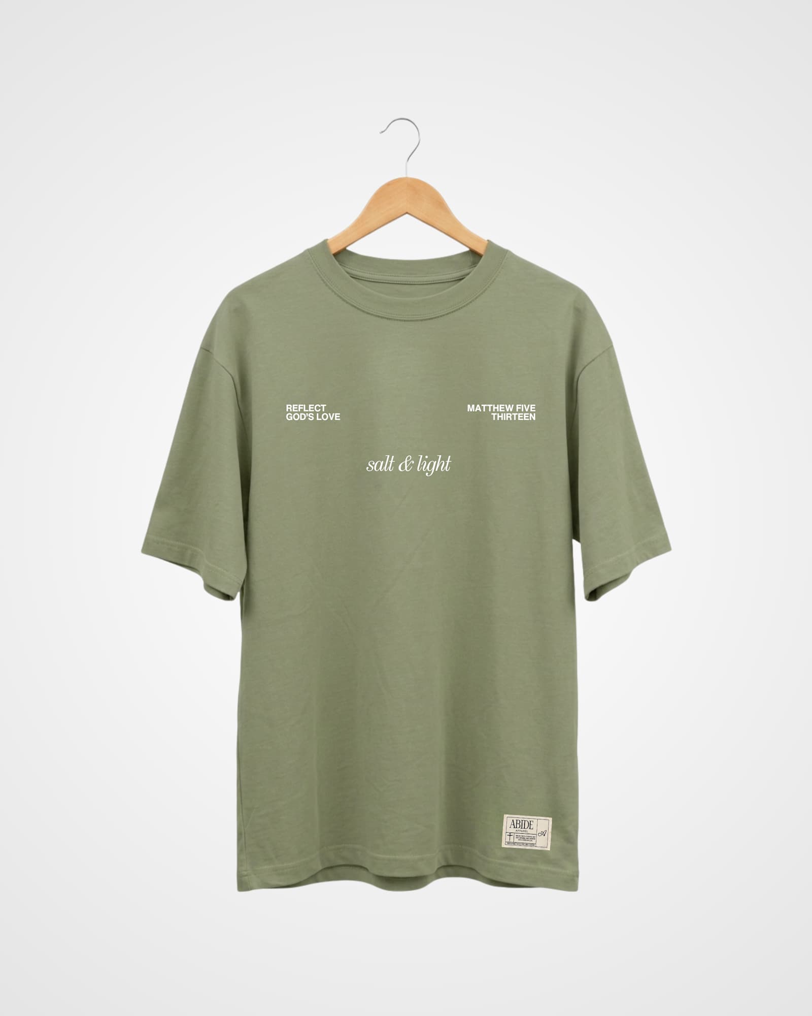 Salt & Light Box Tee, Ecru - Size 2XLarge