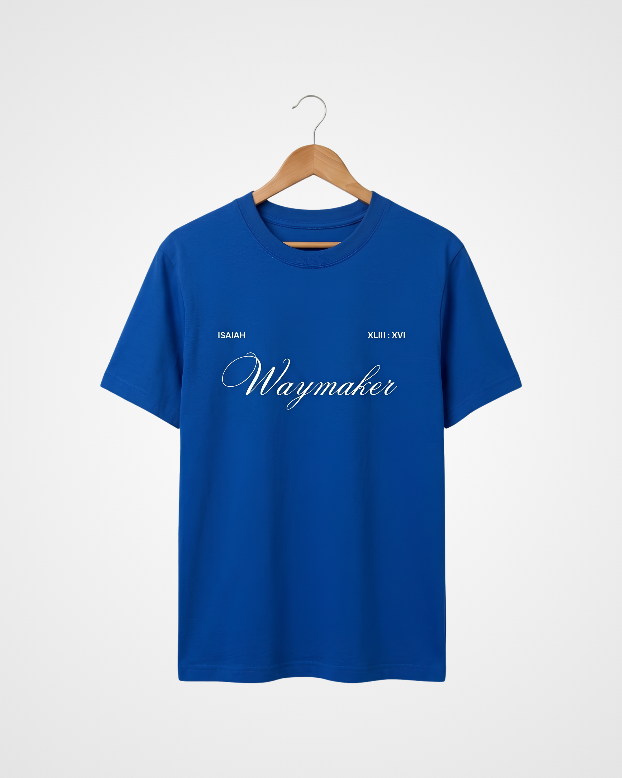 Waymaker Oversized Semi-Cropped Tee, Royal Blue - Size 2XLarge