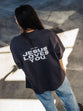 I Love Jesus Regular Tee, Steel Grey - Size Medium