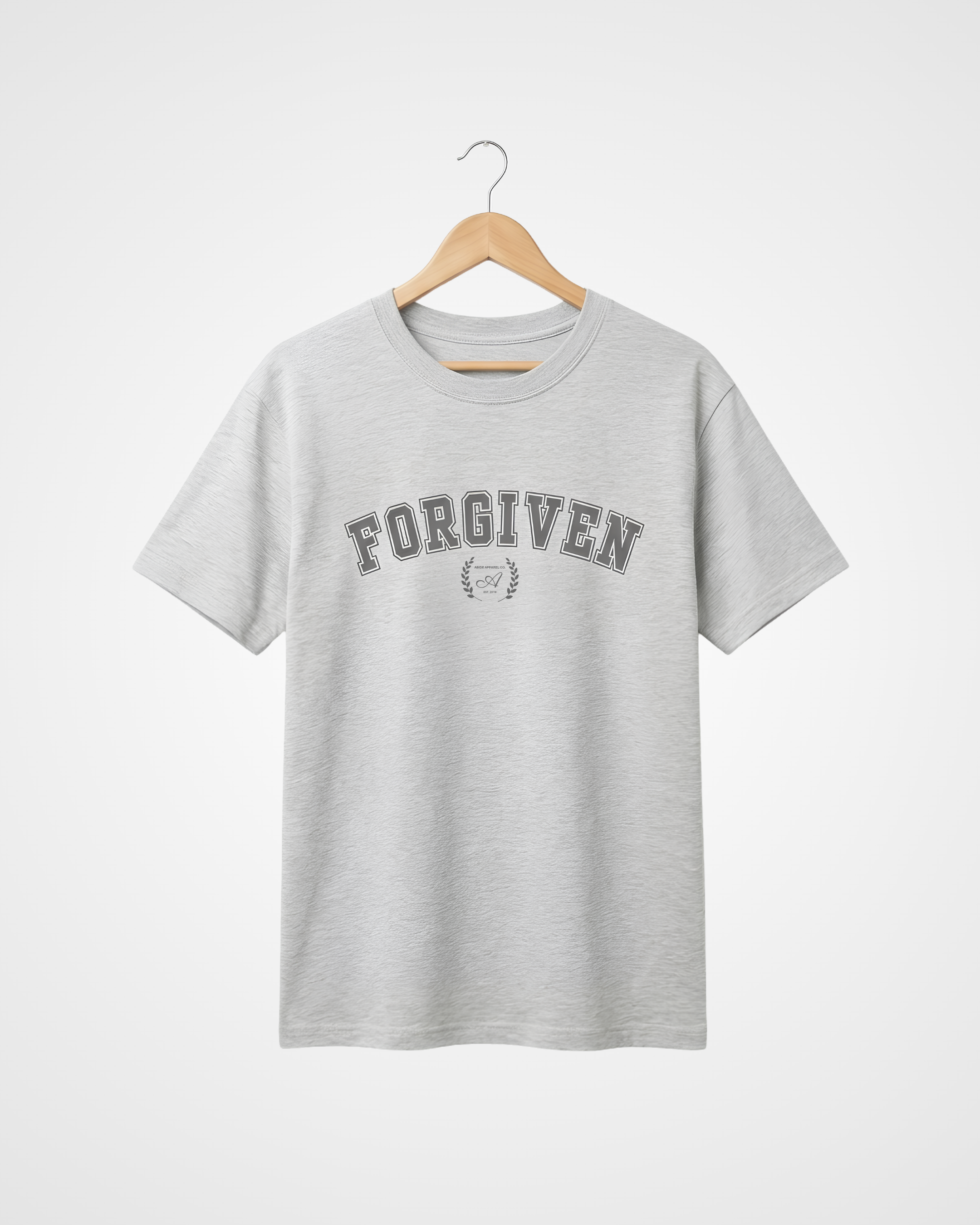 Forgiven Athletic Loose Tee, Grey Marle - Size Xlarge