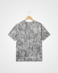 Fear Not Drop Shoulder Oversized Tee, Camo - Size XSmall