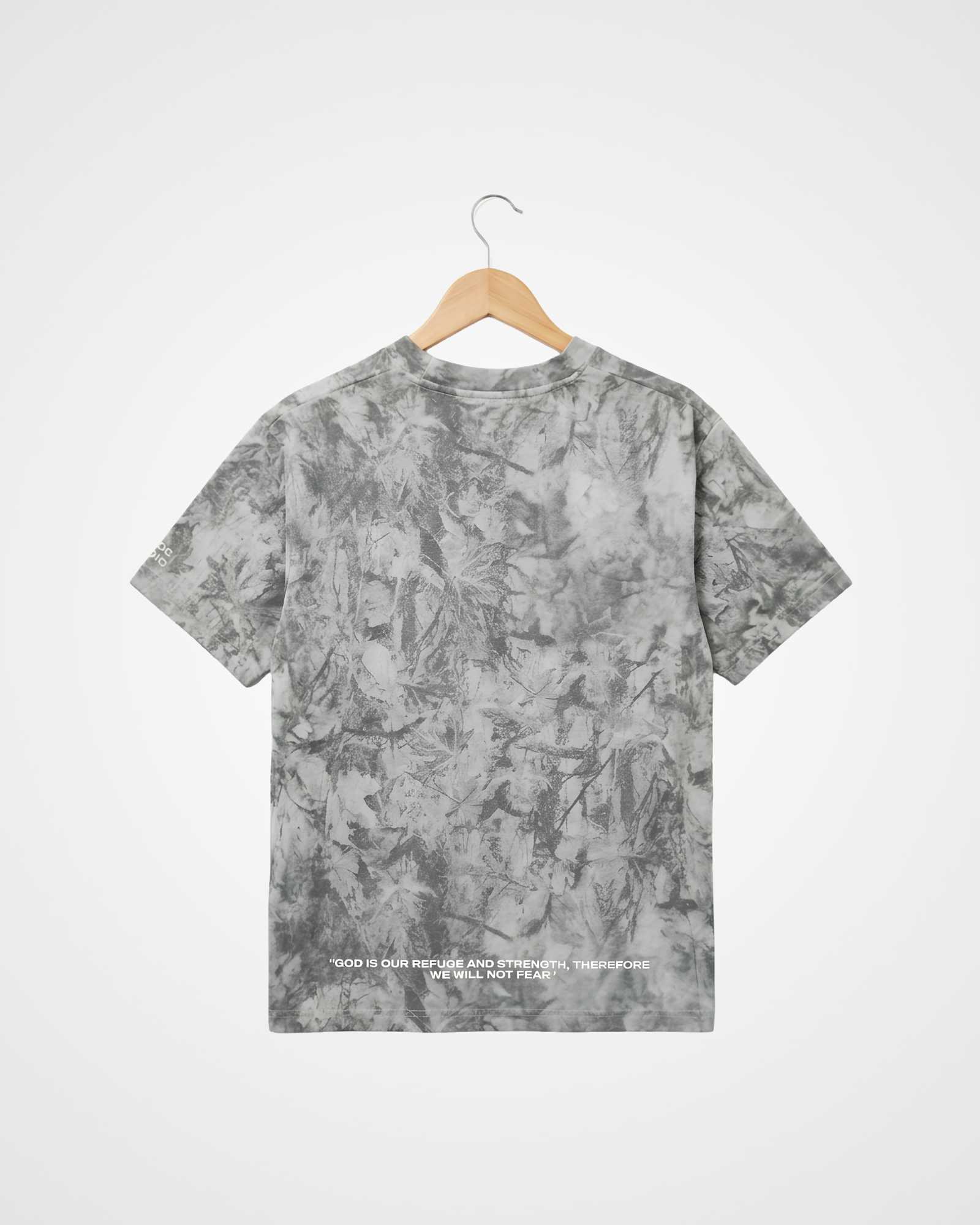 Fear Not Drop Shoulder Oversized Tee, Camo - Size 5XLarge