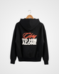Worthy Relaxed Fit Heavy Hoodie, Black - Size Small