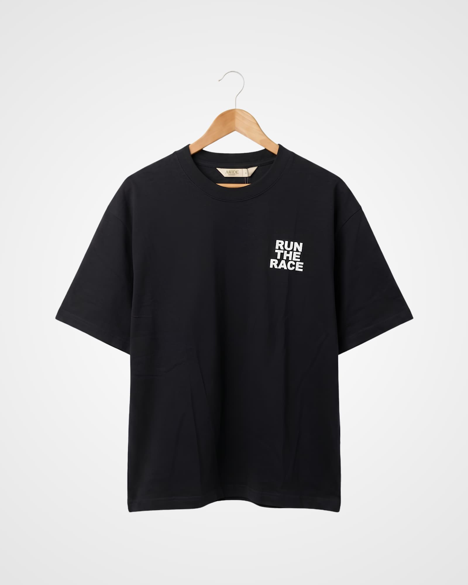 Running After God Heavy Box Tee, Navy - Size 2XLarge