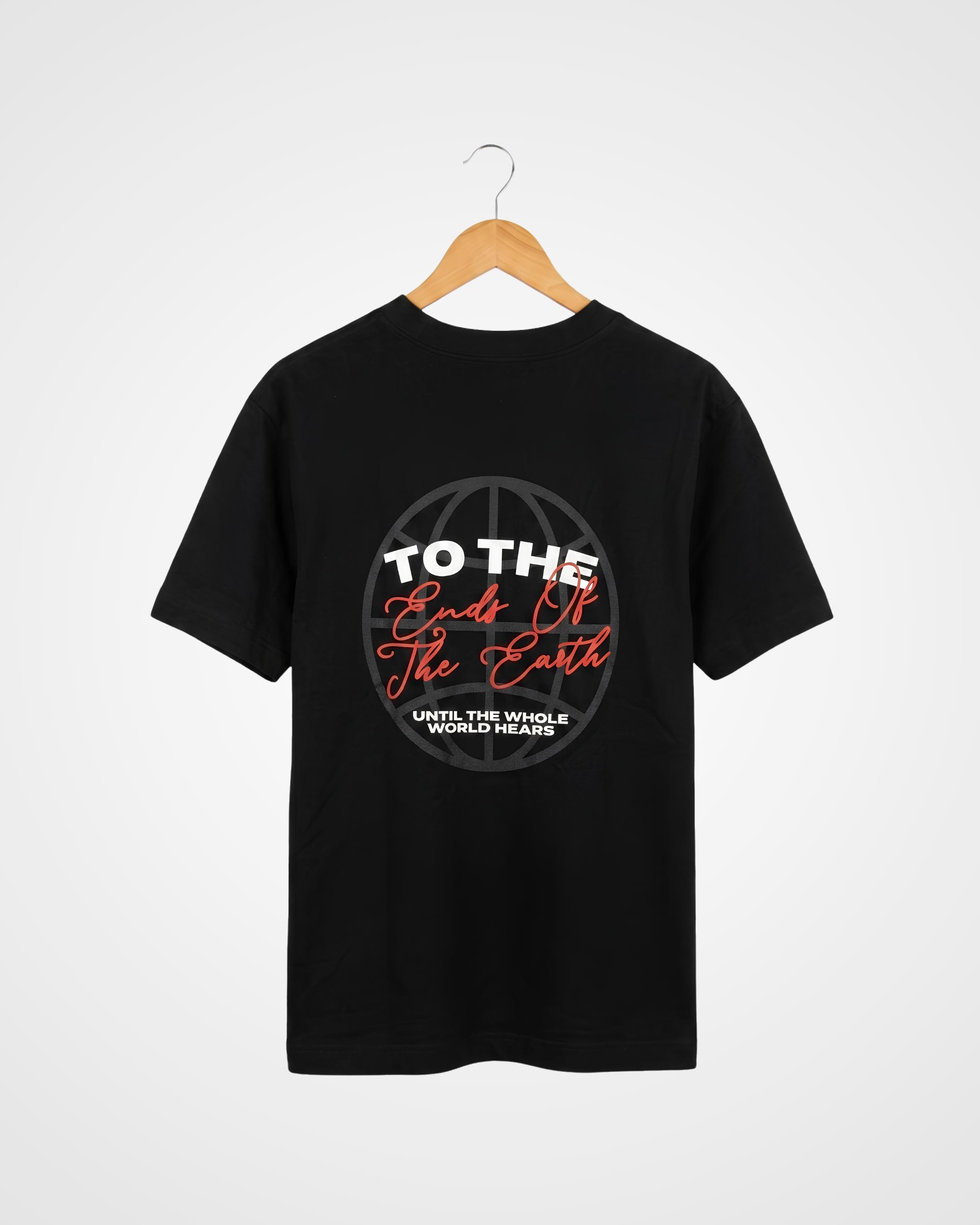 To The Ends of The Earth Heavy Tee, Black - Size XSmall