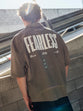 Fearless Oversized Semi-Cropped Button Shirt, Check Brown - Size Small