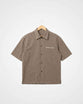 Fearless Oversized Semi-Cropped Button Shirt, Check Brown - Size 3XLarge