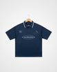 Unconditional Love Semi-Cropped Polo Jersey, Navy - Size Small