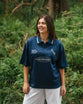 Unconditional Love Semi-Cropped Polo Jersey, Navy - Size 2XLarge