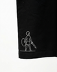 Faith Over Fear Oversized Semi-Cropped Button Shirt, Black - Size XSmall