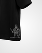 Faith Over Fear Oversized Semi-Cropped Button Shirt, Black - Size 2XLarge