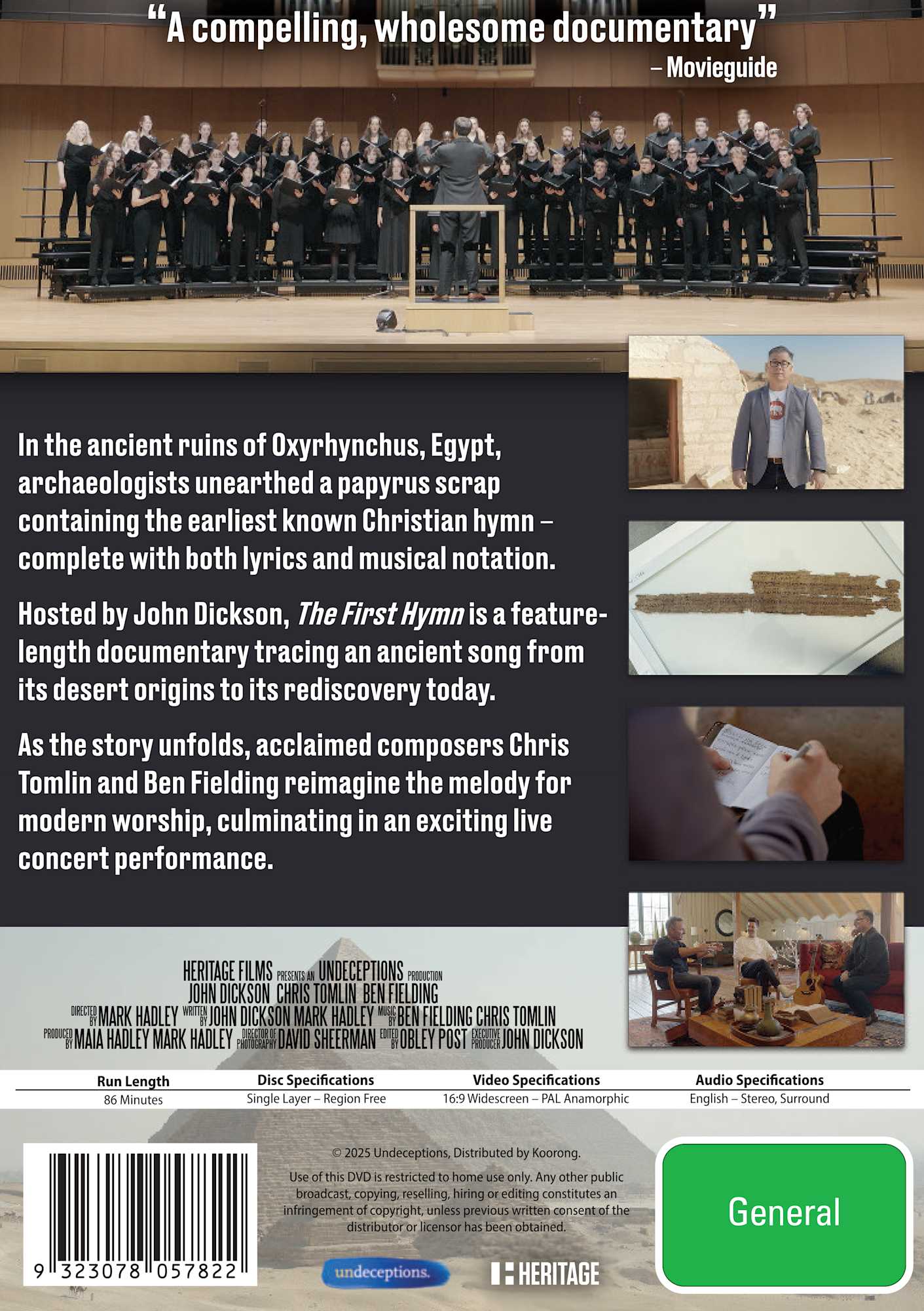 The First Hymn, DVD