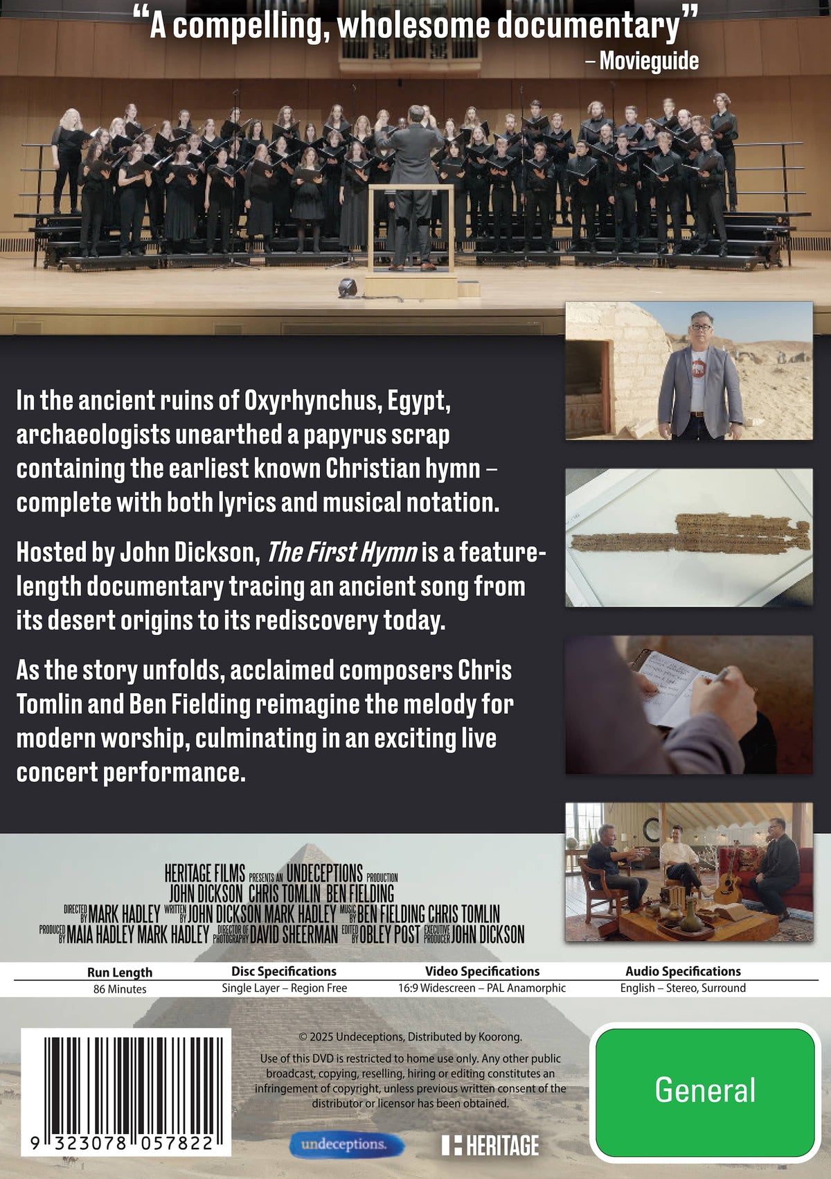 The First Hymn, DVD