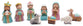 Nativity Scene with Animals, Resin (Set of 9)