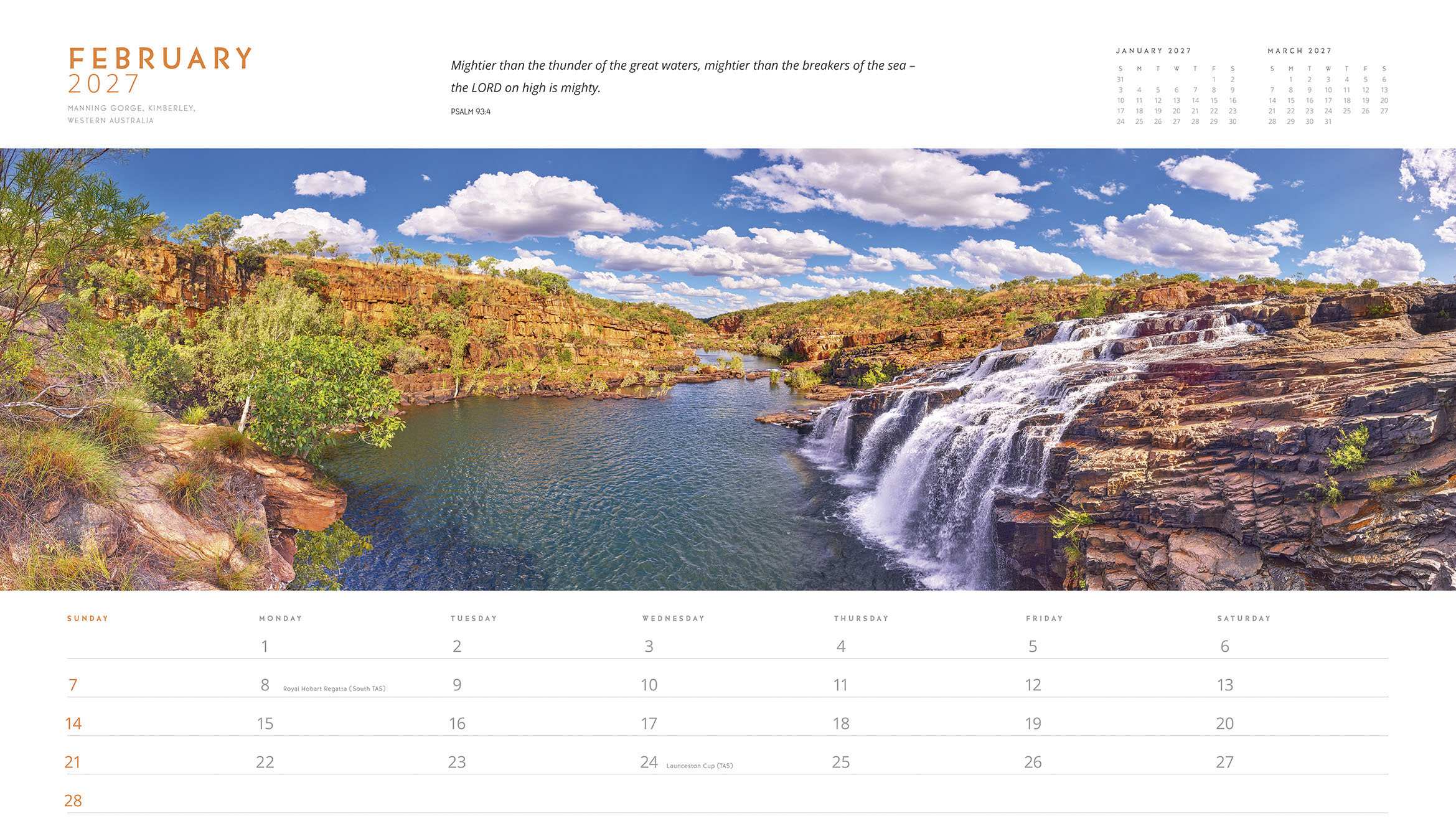 2027 Wall Calendar: Ken Duncan, Large
