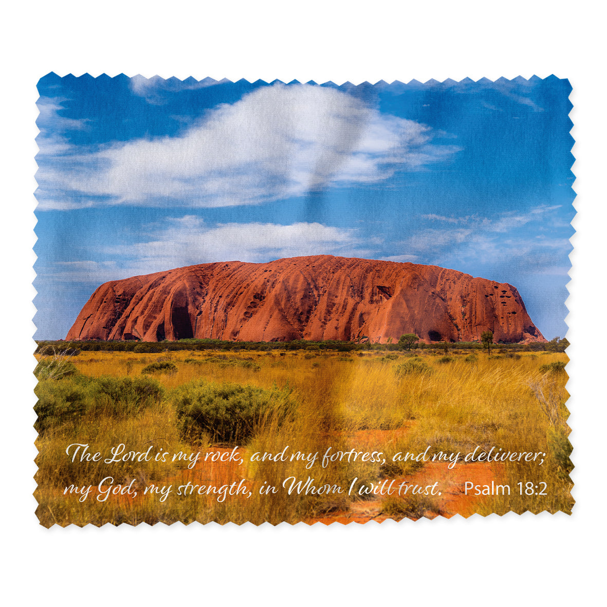 Lens Cloth: Uluru, Psalm 18:2