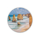 Ceramic Coasters (Set of 4): Square, Natural Australia
