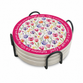 Ceramic Coasters (Set of 4): Round, Flowers