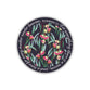 Ceramic Coasters (Set of 4): Round, Flowers