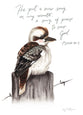 Australiana Greeting Card: Happy Birthday (Kookaburra)