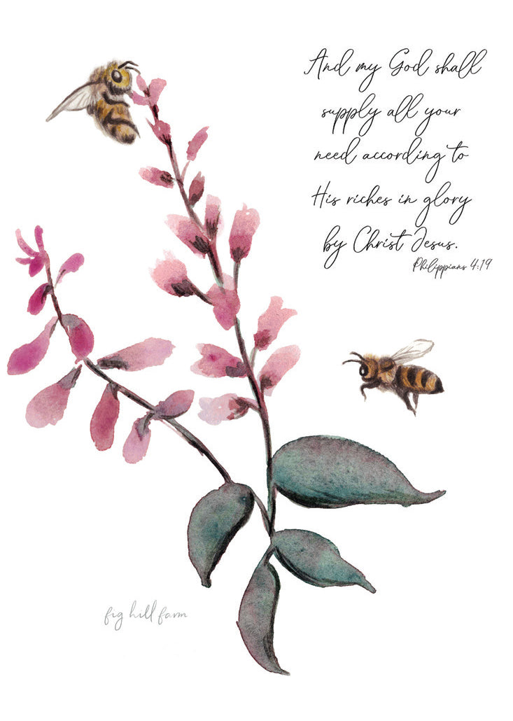 Australiana Greeting Card: Blank (Native Bees)