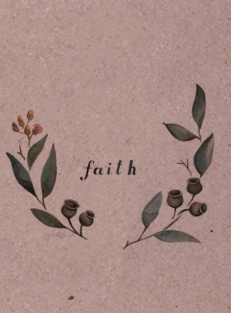 Australiana Greeting Card: You Are Not Alone (Faith)