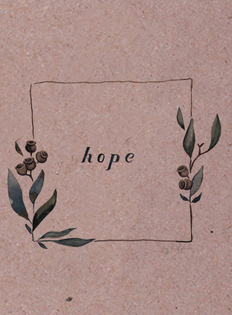 Australiana Greeting Card: Trust in God (Hope)