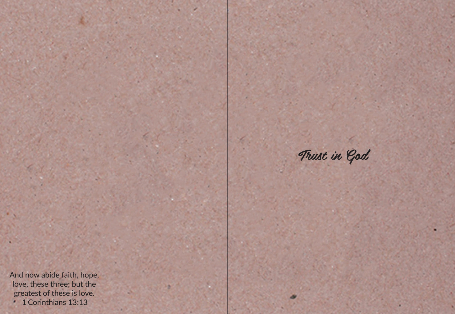 Australiana Greeting Card: Trust in God (Hope)