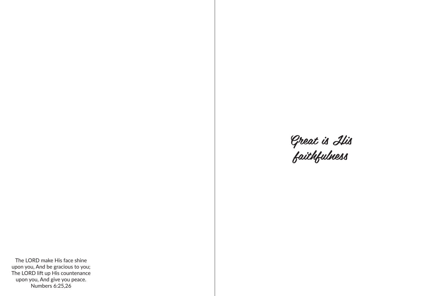 Australiana Greeting Card: Great is His Faithfulness (Night Koala)