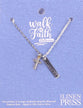 Necklace: Believe Cross, 40.6cm Chain With 5cm Extension (Walk By Faith Collection)
