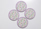 Coasters - Ceramic Set of 4: Watercolour Tulips, Eccl. 3:11, Cork Back