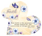 Tabletop Plaque, Mdf: Double Love Hearts, Faith, Hebrews 11:1, Purple/Blue