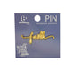 Lapel Pin, Enamel, Faith, Gold (Walk By Faith Collection)