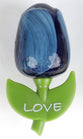 Magnet, Wooden: Tulip, Love