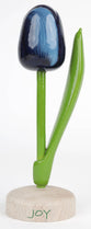 Tulip, Wooden Pedestal, Joy, 20cm