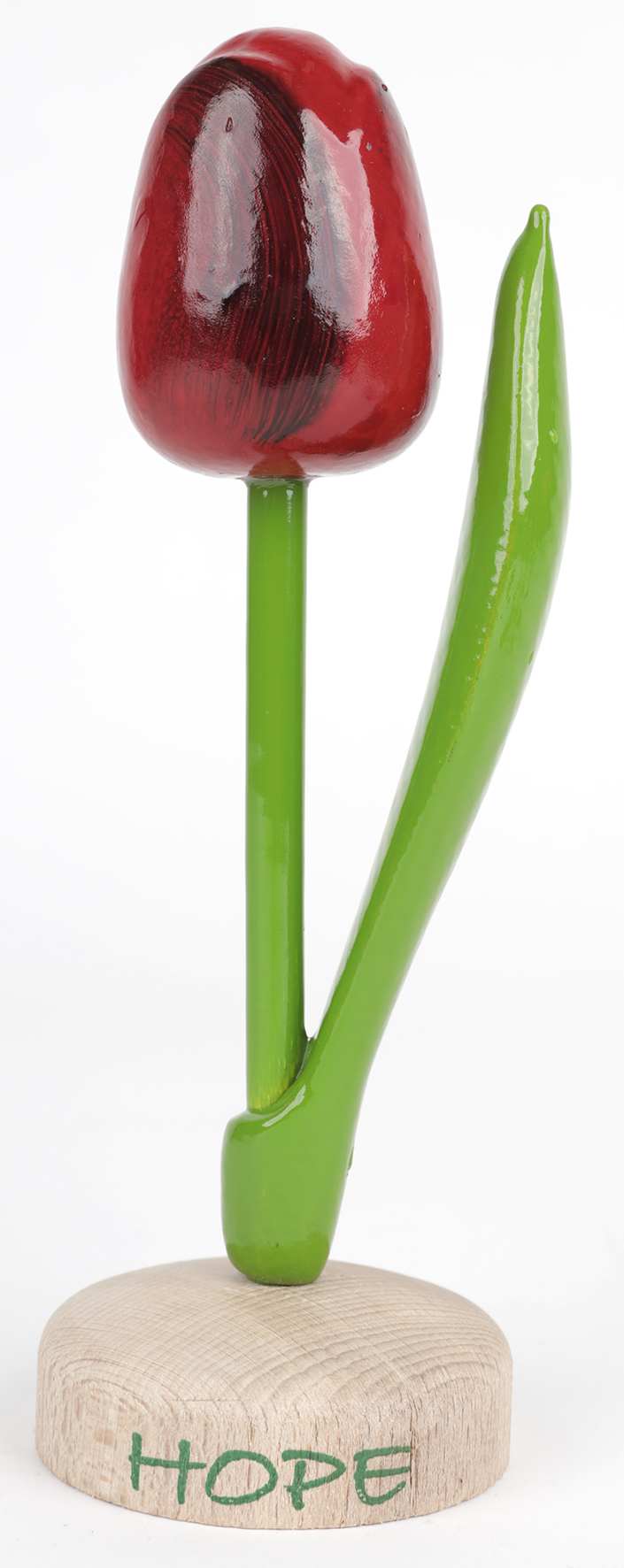 Tulip, Wooden Pedestal, Hope, 20cm