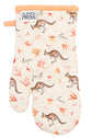 Single Oven Mitt: Kangaroo Faith, Hope, Love (Fig Hill Farm)