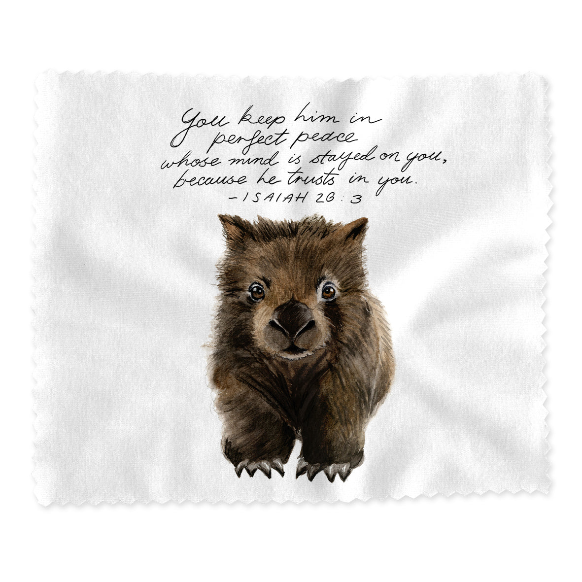 Lens Cloth: Wombat  (Fig Hill Farm)