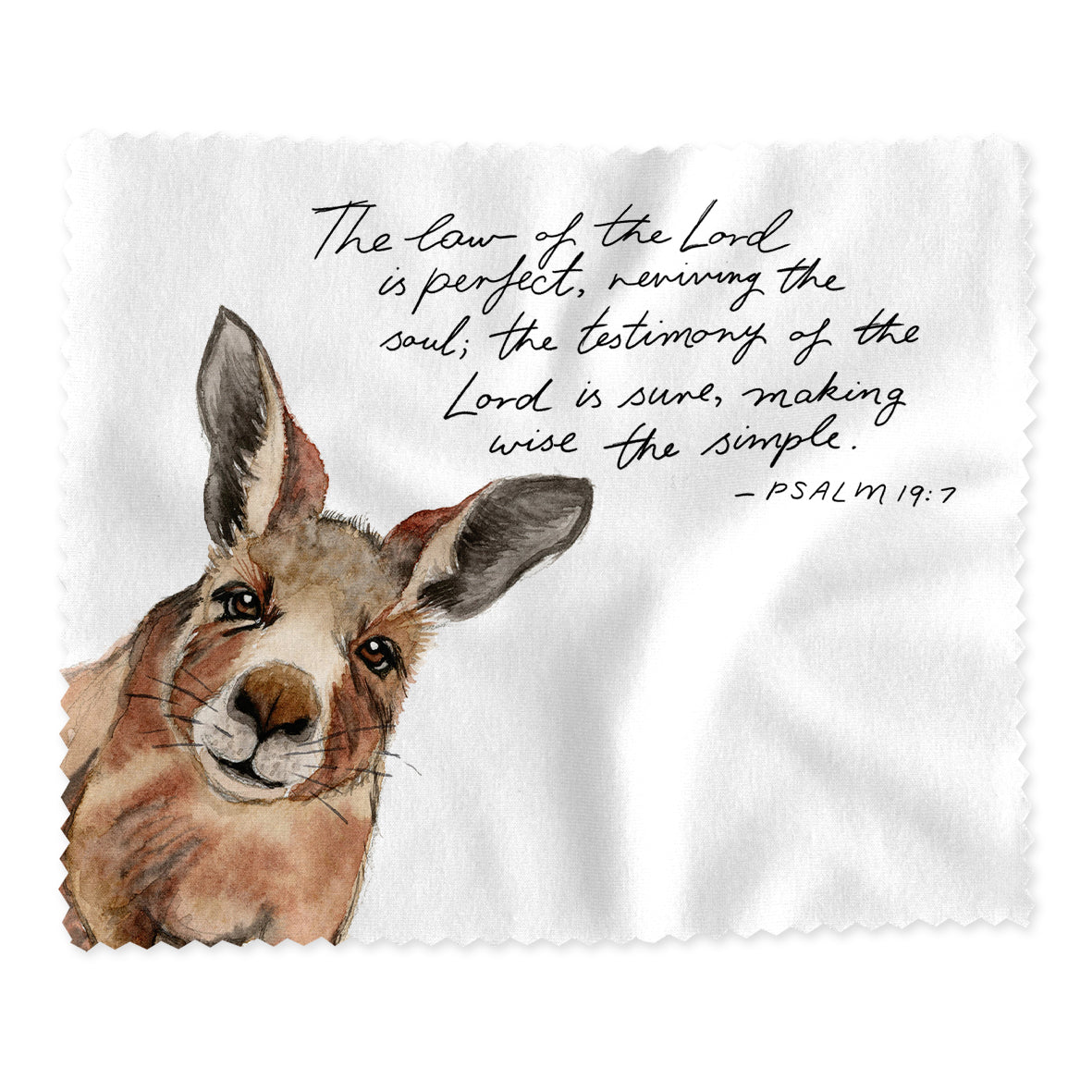Lens Cloth: Kangaroo (Fig Hill Farm)