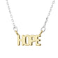 Necklace: Silver & Gold, Hope